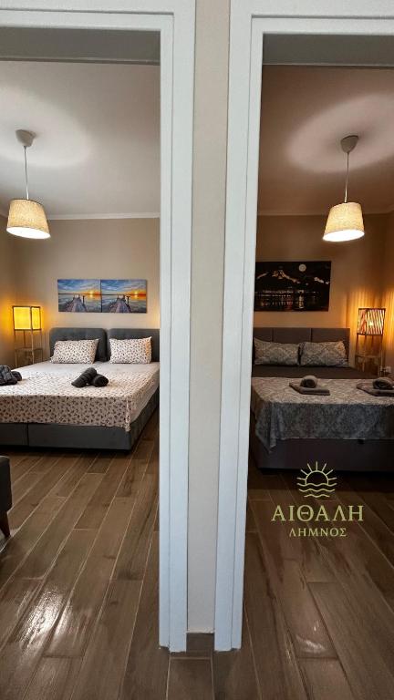 Bedroom Detail — Aithali Home Lemnos